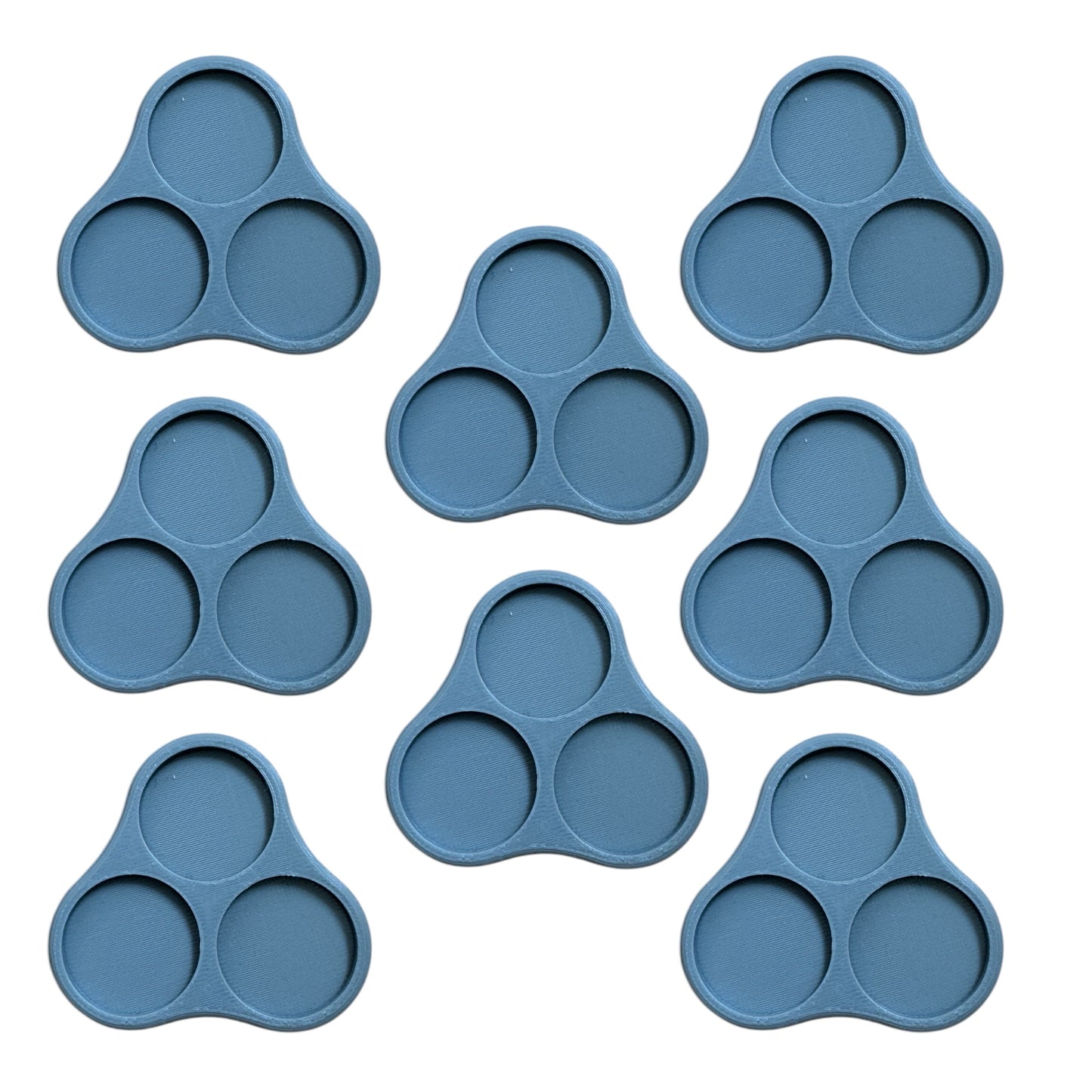 Plastic Bases Set 8. Skirmish movement trays for 25mm round bases.