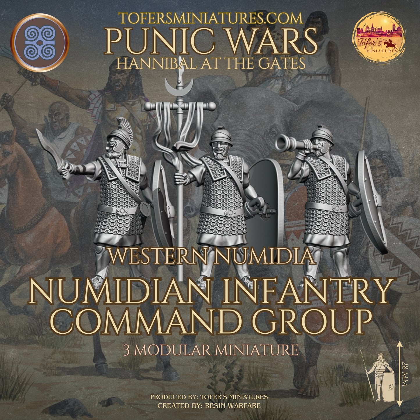 Numidian Infantry Command Group