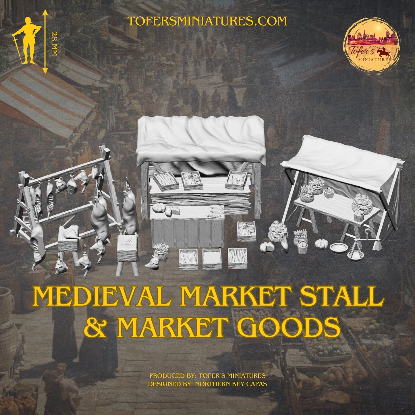 Vikings Market Stall & Market Goods