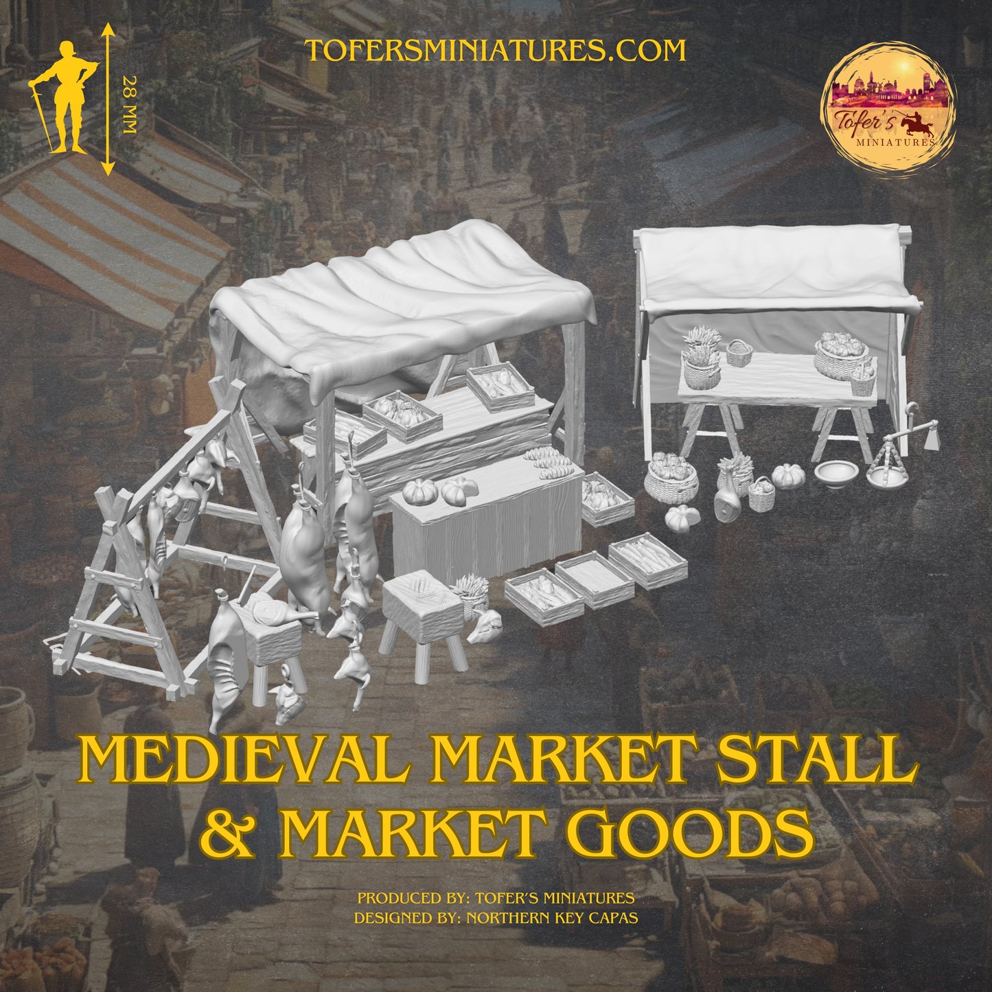 Vikings Market Stall & Market Goods