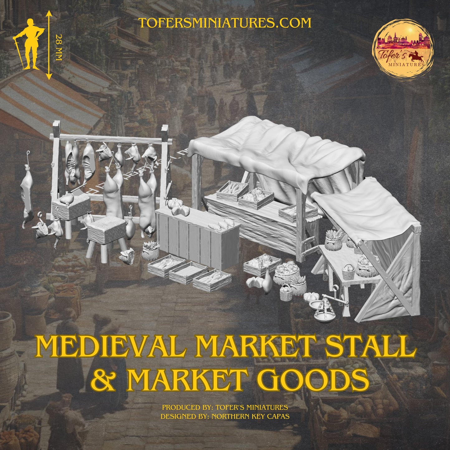 Vikings Market Stall & Market Goods