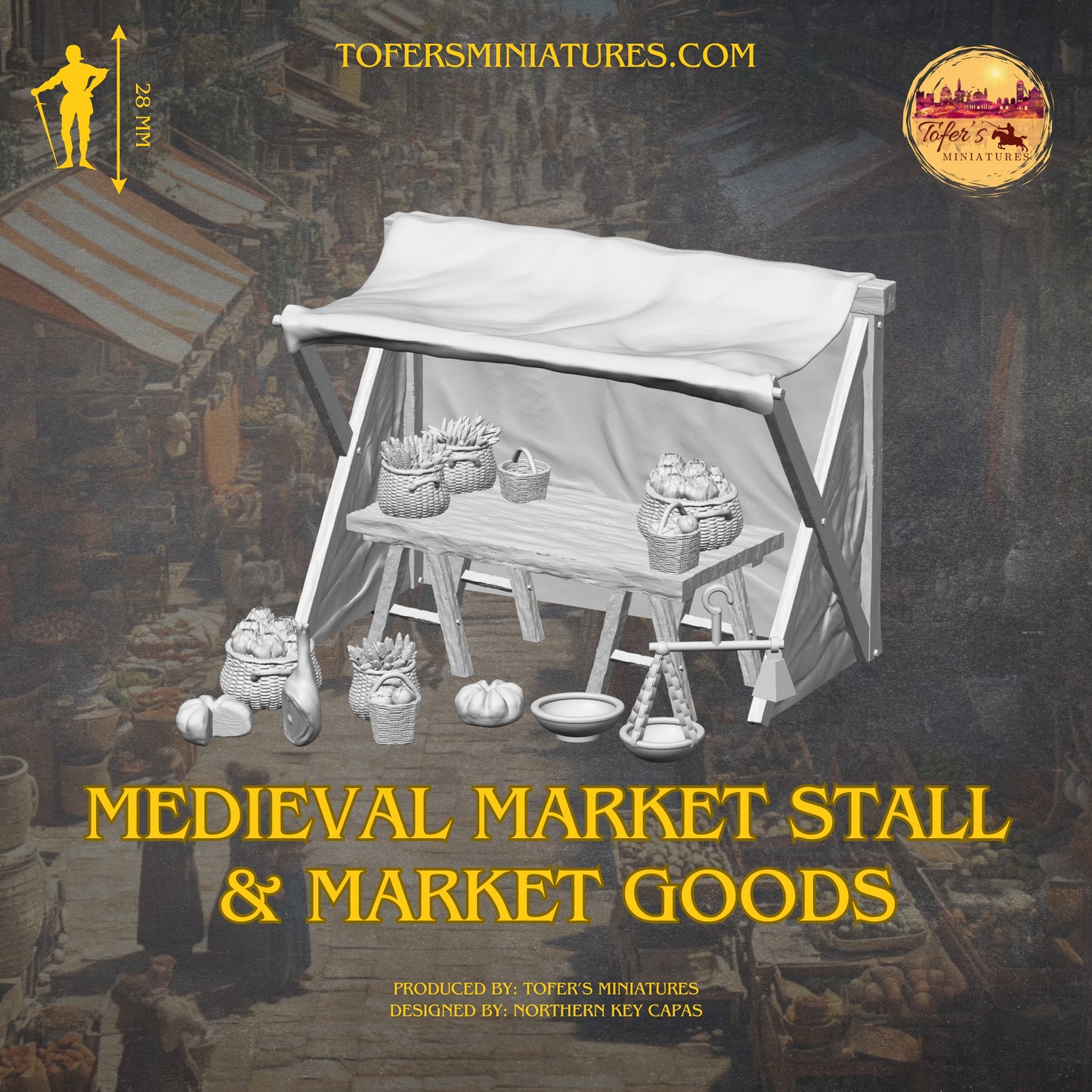 Vikings Market Stall & Market Goods