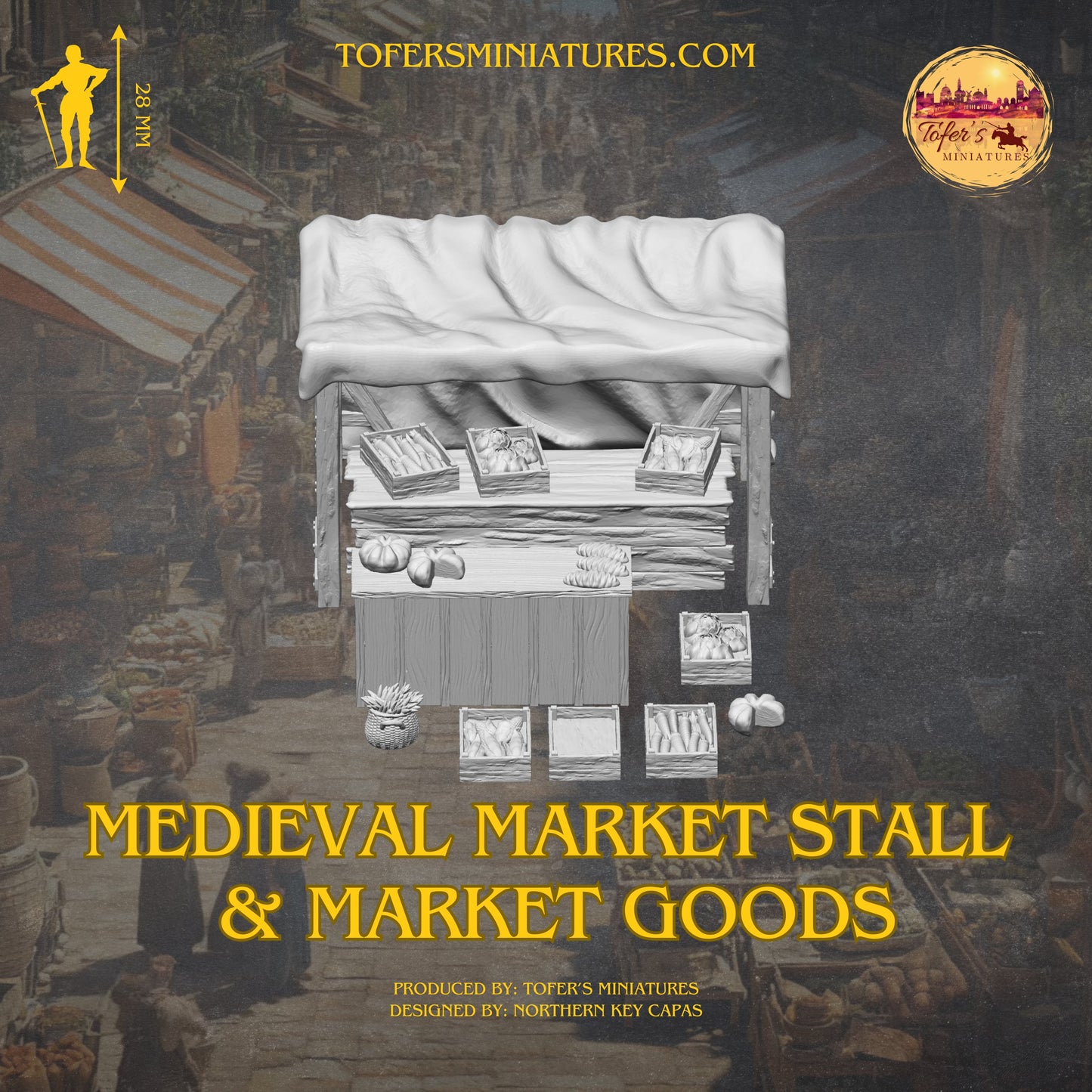 Vikings Market Stall & Market Goods