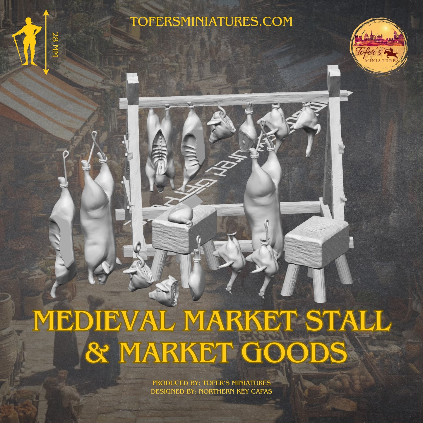 Vikings Market Stall & Market Goods
