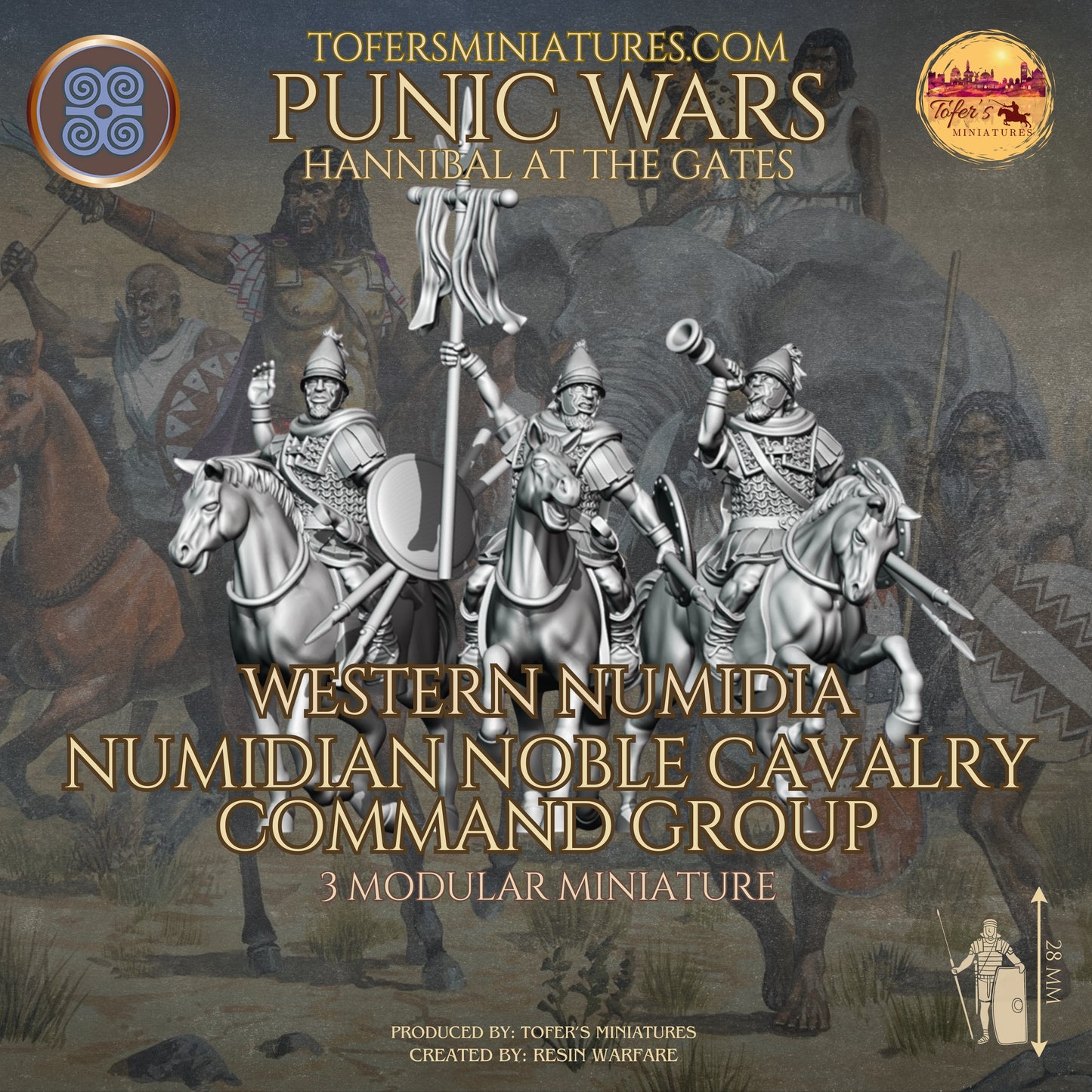 Numidian Noble Cavalry Command Group