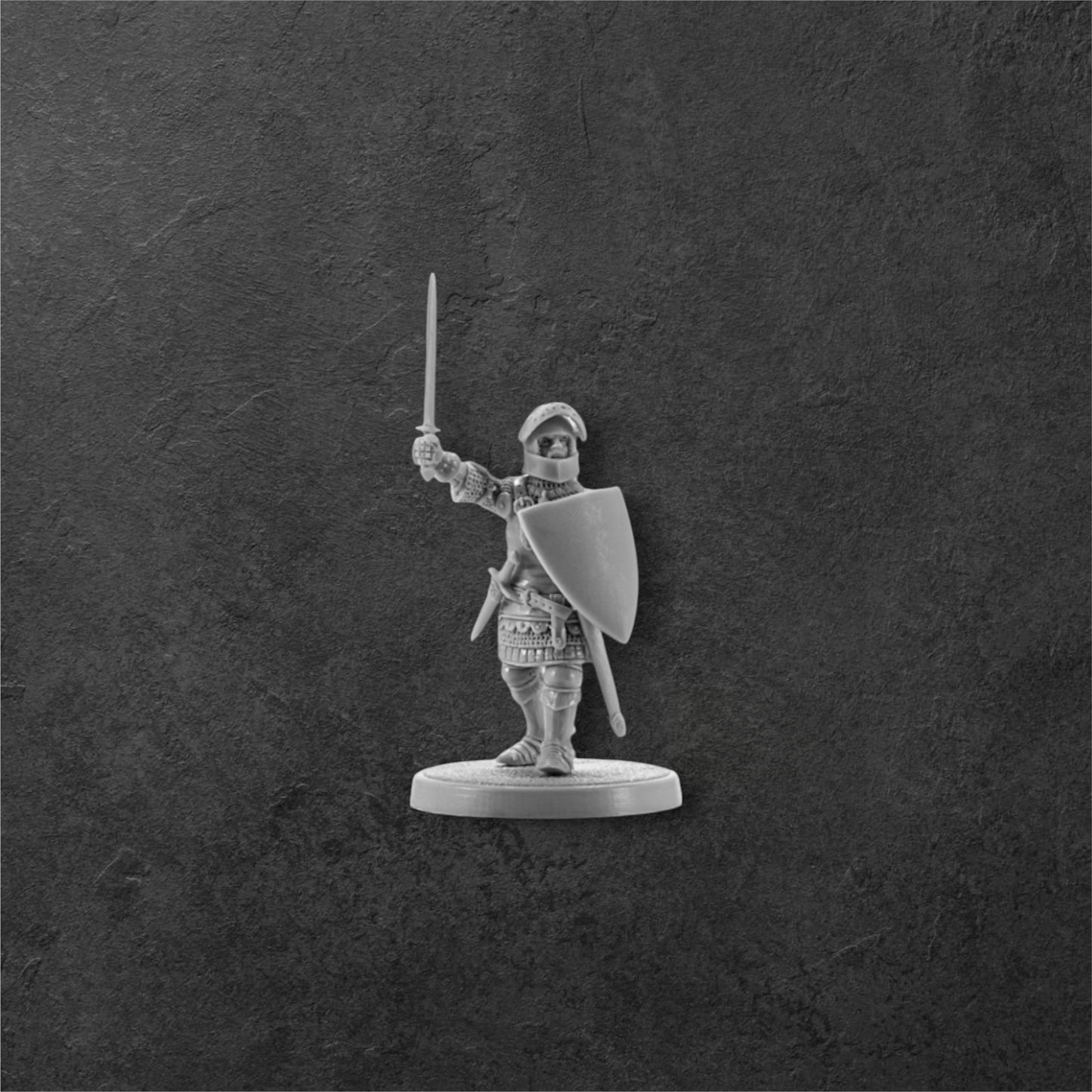 English knight with a sword