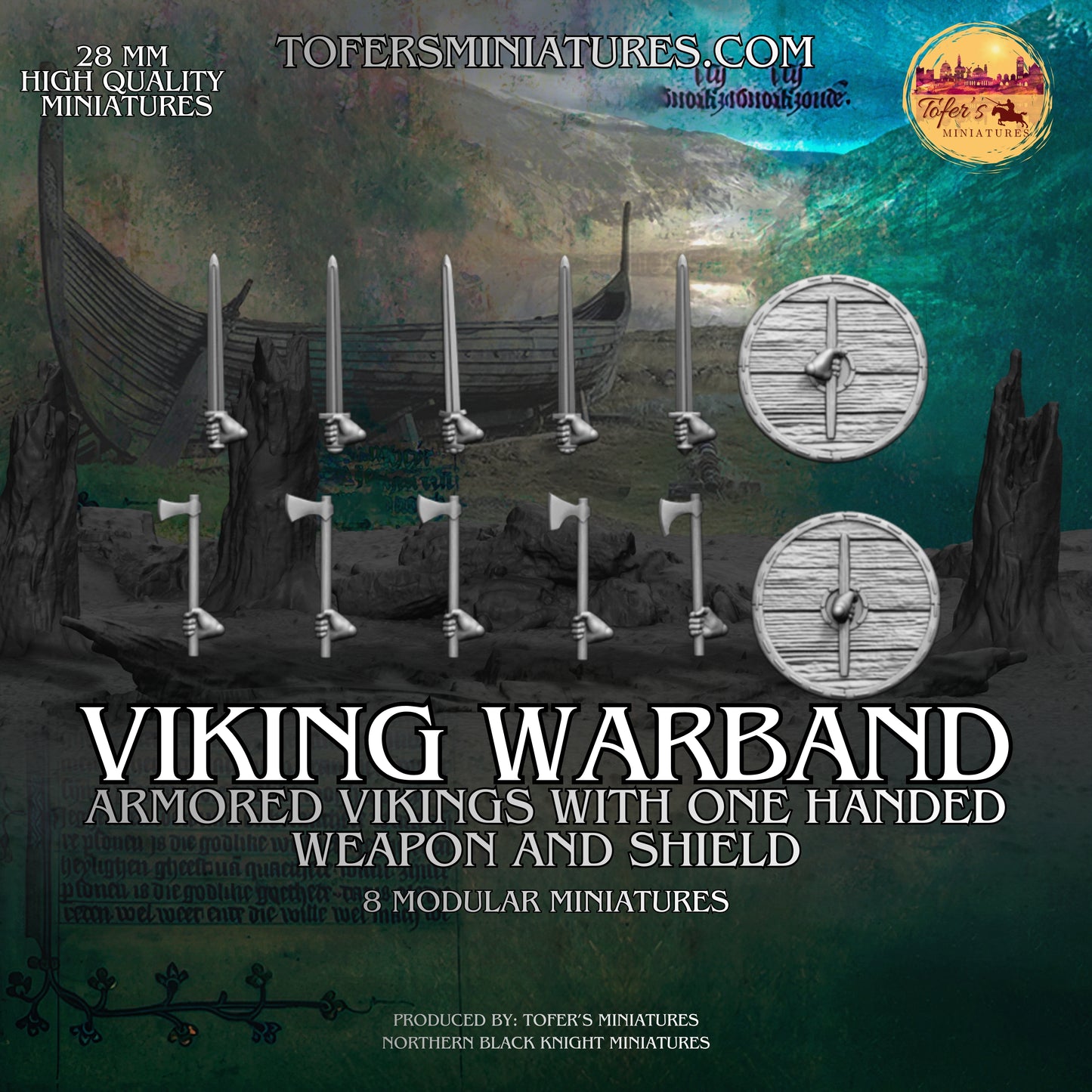 Armored Viking Warband