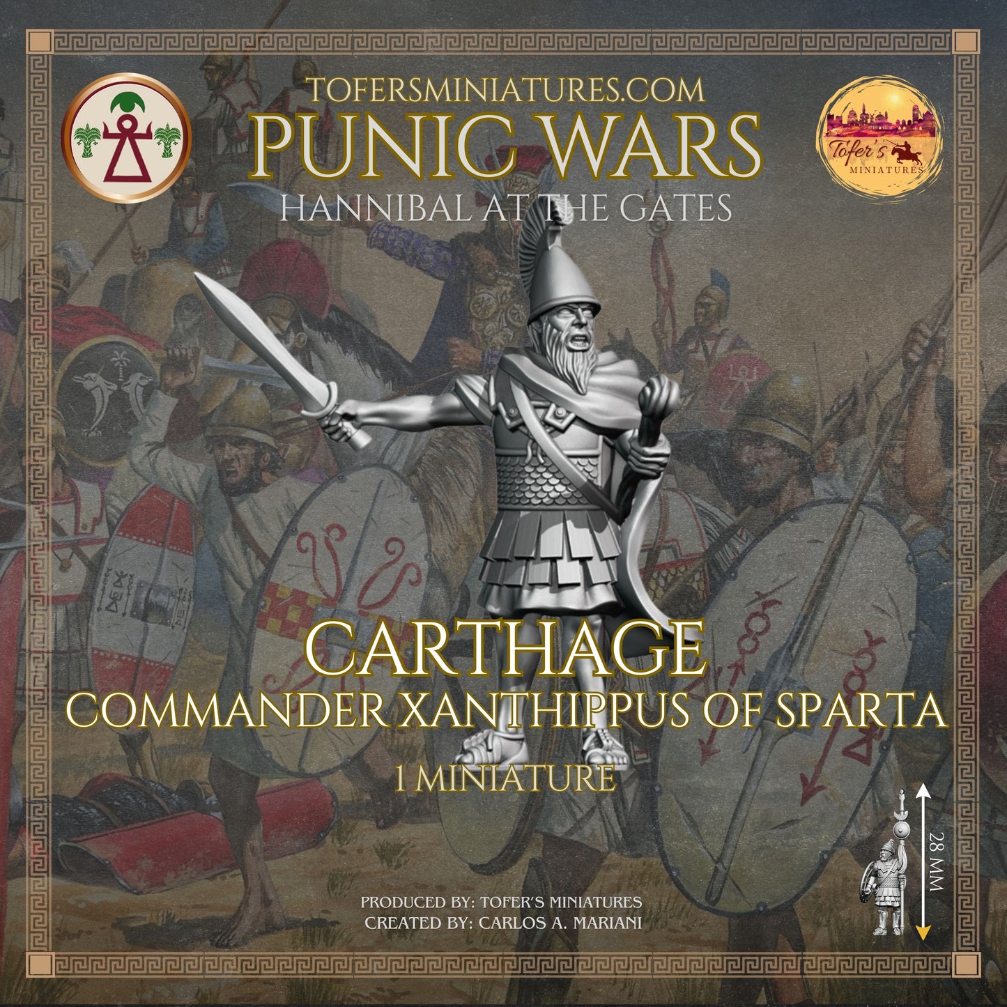 Commander Xanthippus of Sparta