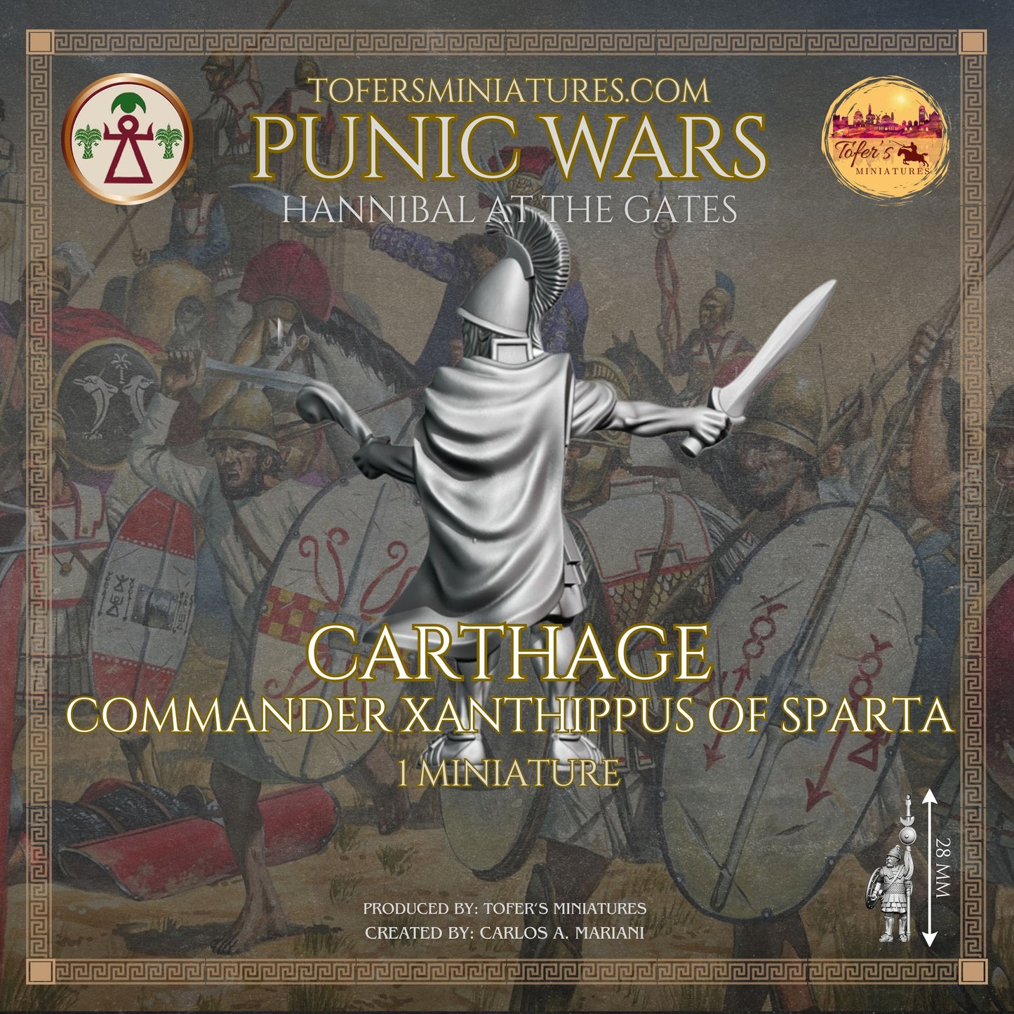 Commander Xanthippus of Sparta