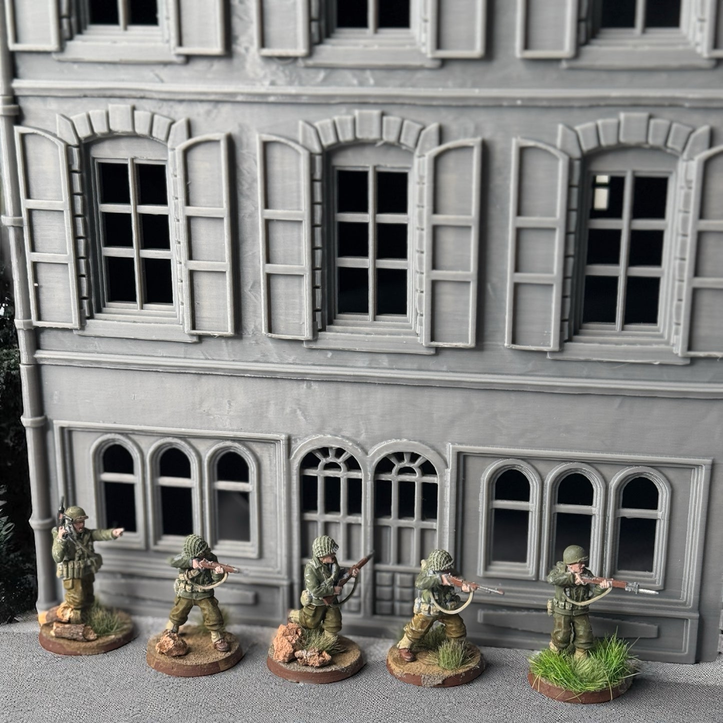 WW2 Battle of Normandy Hotel Modular Building - Bolt Action 1/56 (28mm) scale 28 mm Miniatures