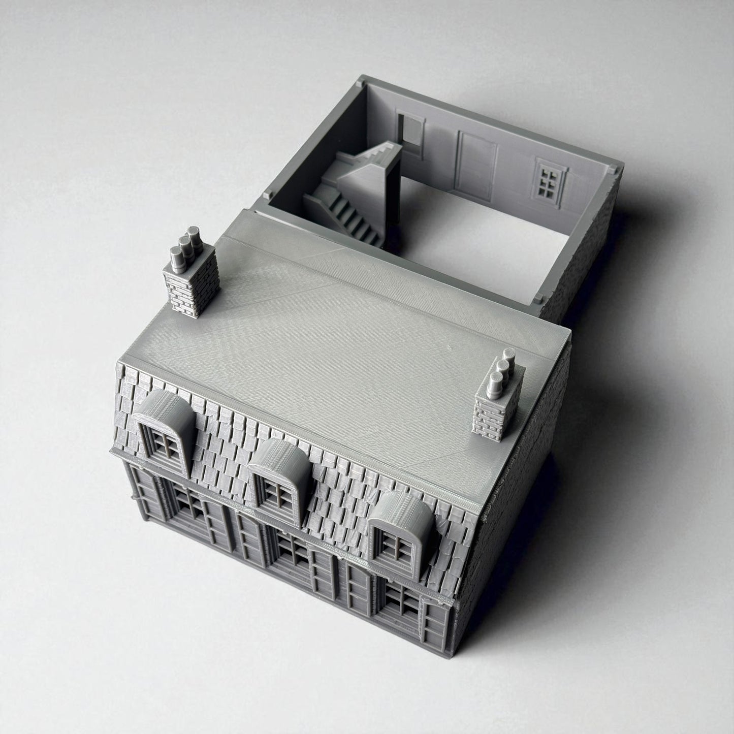 WW2 Battle of Normandy Hotel Modular Building - Bolt Action 1/56 (28mm) scale 28 mm Miniatures