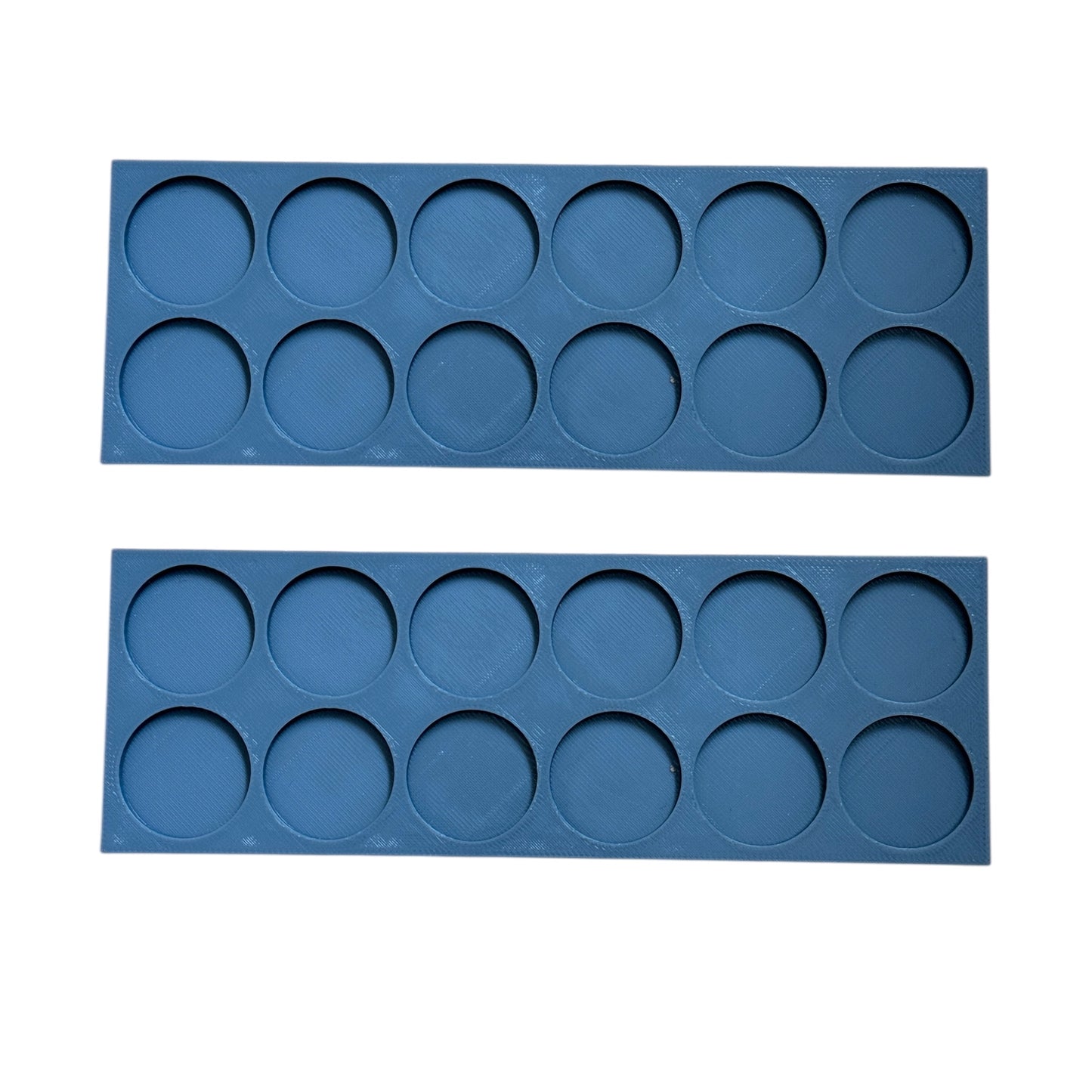 Infantry movement trays Set of 2. Movement trays (5x2) for 25mm round bases.