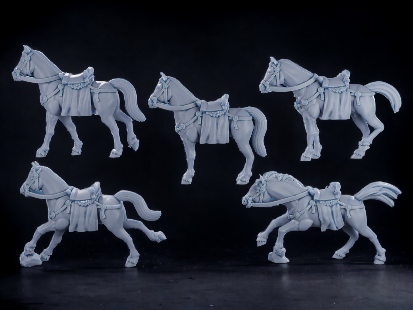 Roman Cavalry Modular Miniatures. 28 mm Miniatures (Set of 5)