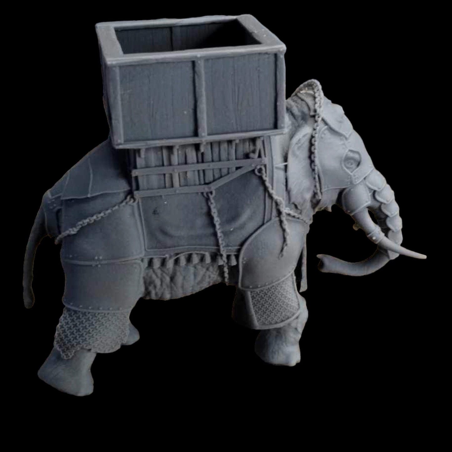 War Elephant with Rider. 28 mm Miniatures