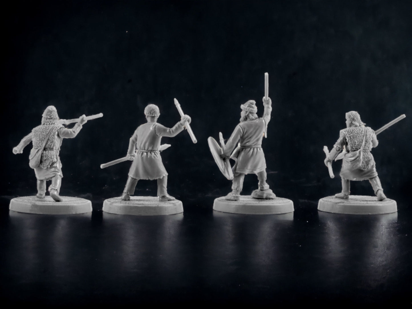 Set of 4 Pagan Rus. 28 mm Miniatures Set 7