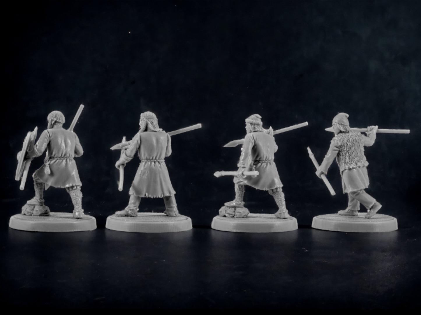 Set of 4 Pagan Rus. 28 mm Miniatures Set 6