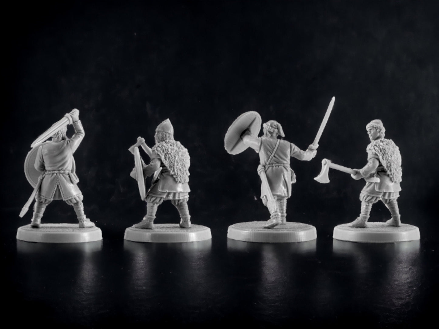 Set of 4 Pagan Rus. 28 mm Miniatures Set 4