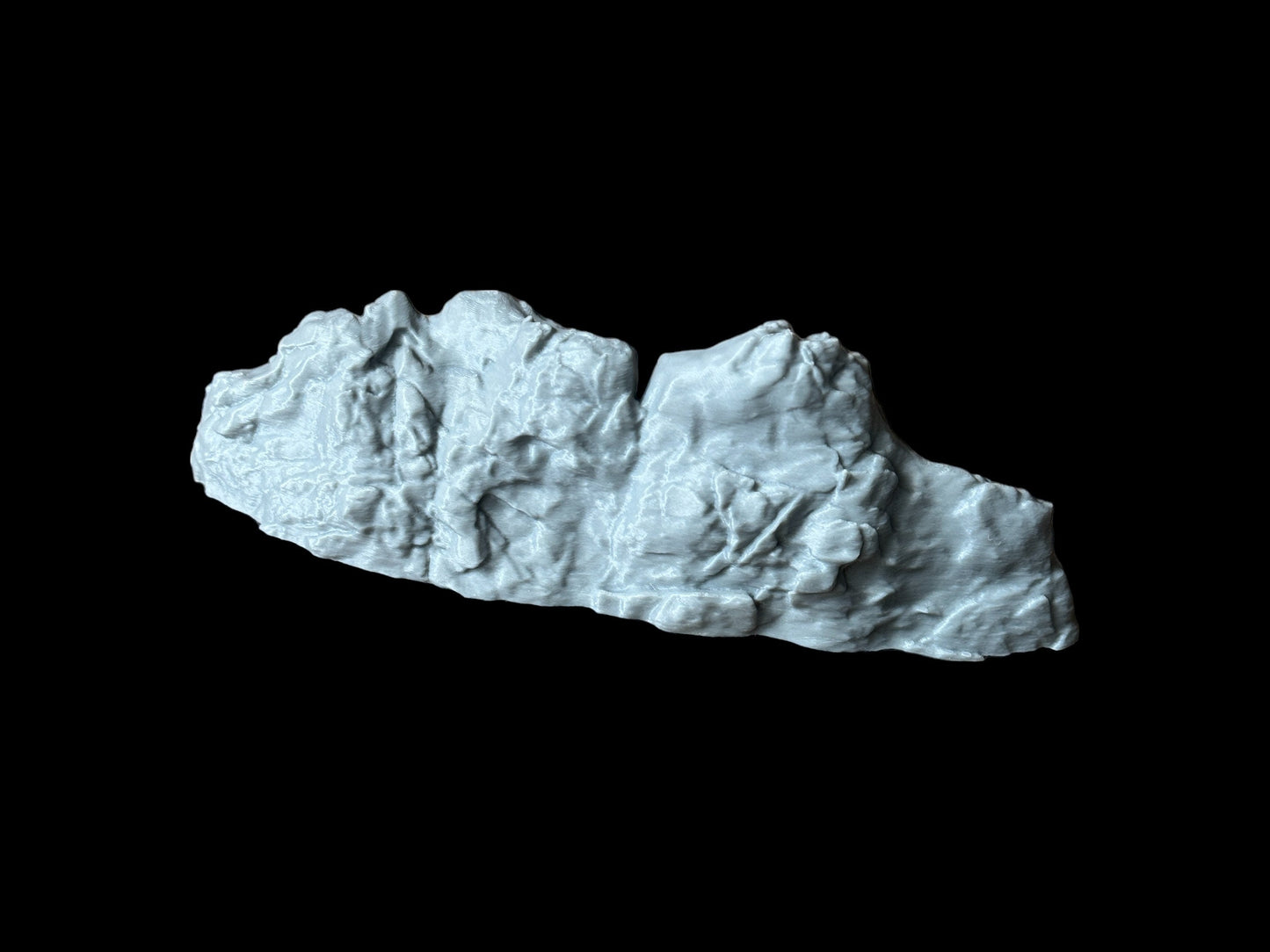 Set of 3 Rock Formation Stone Boulder Bundle, Terrain Scenery for Tabletop 28mm Miniatures Wargame 28mm scale