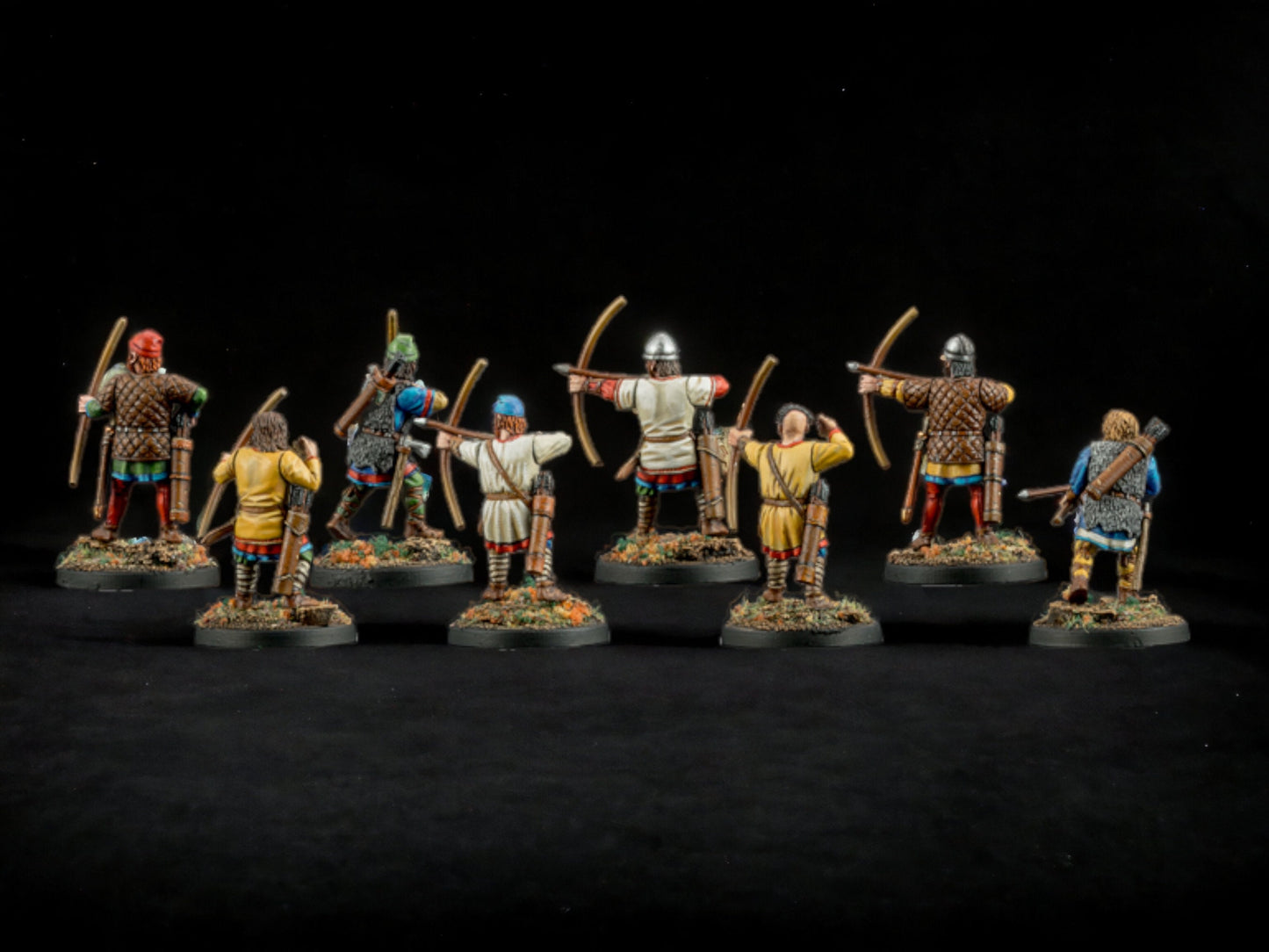 Set of 8 Vikings. 28 mm Miniatures Set 8