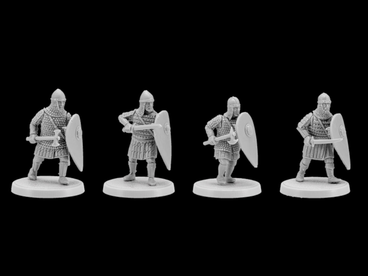 Set of 8 Byzantine Kontaratoi. 28 mm Miniatures