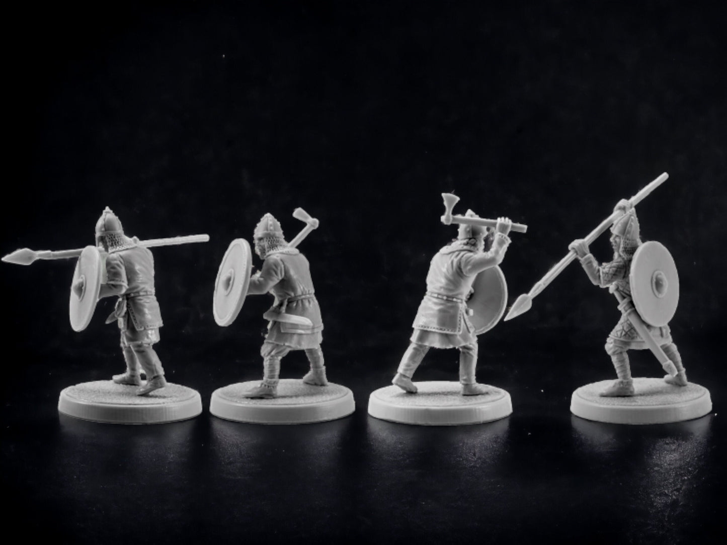 Set of 4 Pagan Rus. 28 mm Miniatures Set 3