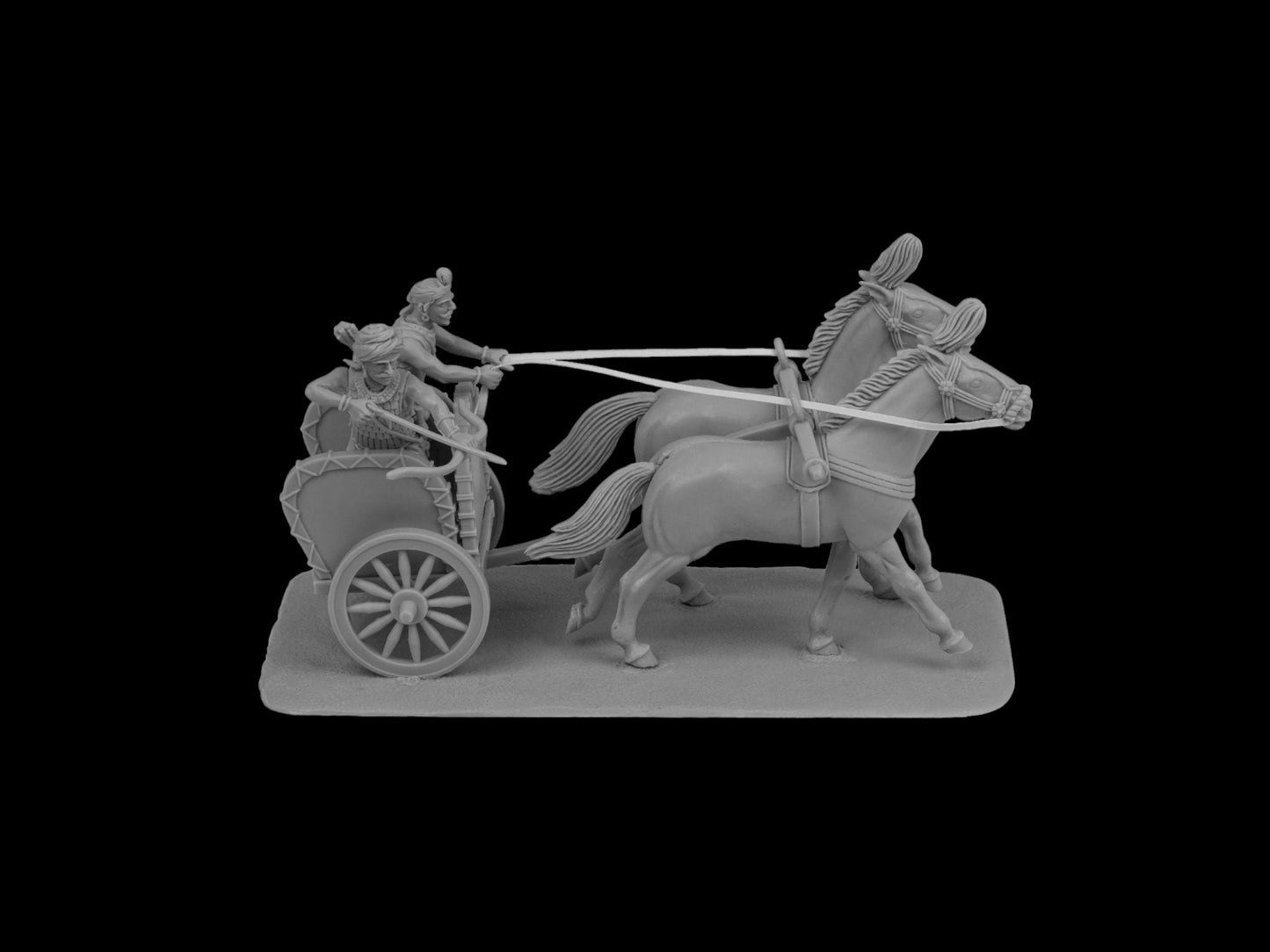 Indian Chariot. 28 mm Miniatures. Ancient India