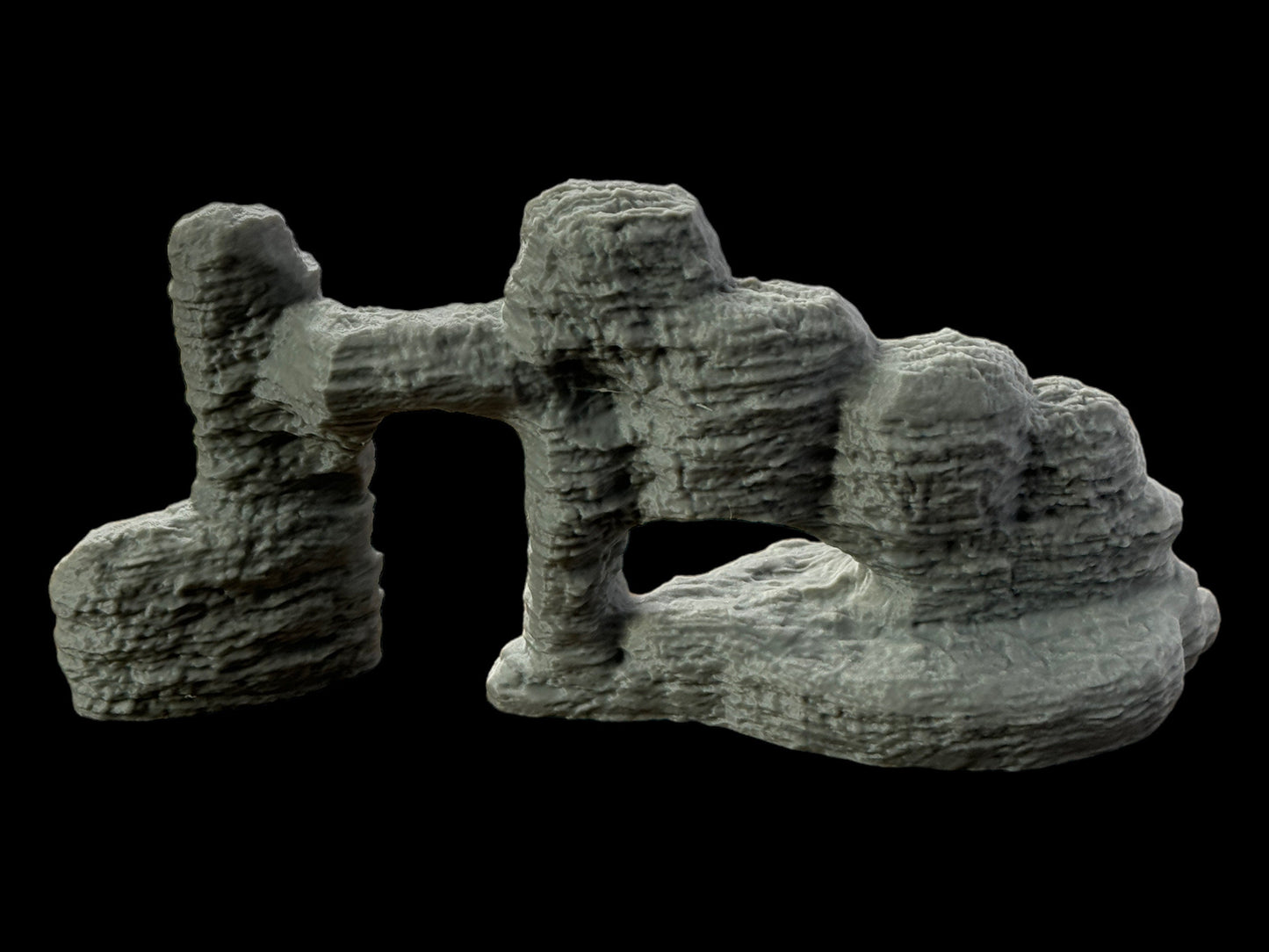 Rock Formation Stone Boulder, Terrain Scenery for Tabletop 28mm Miniatures Wargame 28mm scale #3