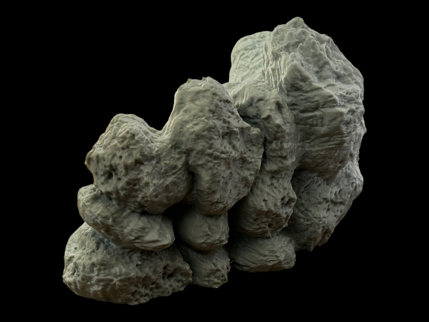 Rock Formation Stone Boulder, Terrain Scenery for Tabletop 28mm Miniatures Wargame 28mm scale #4