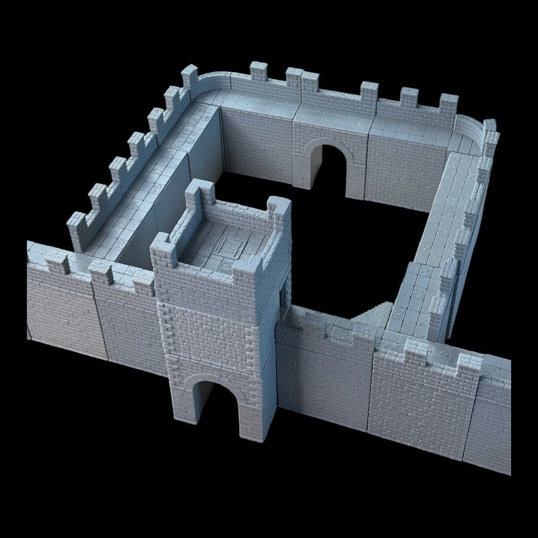 Roman Milecastle / Fort - End of Empire Modular Castle. 28 mm scale. Ideal for Games Like SAGA and Other Wargames.