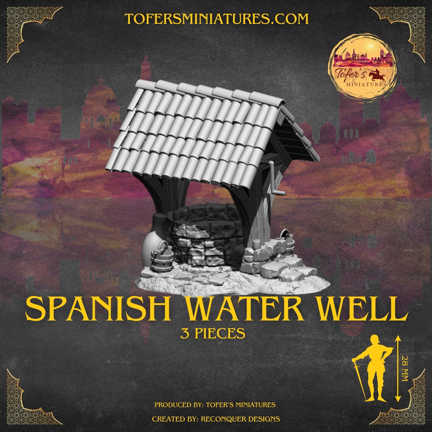 Spanish Water Well. 28 mm