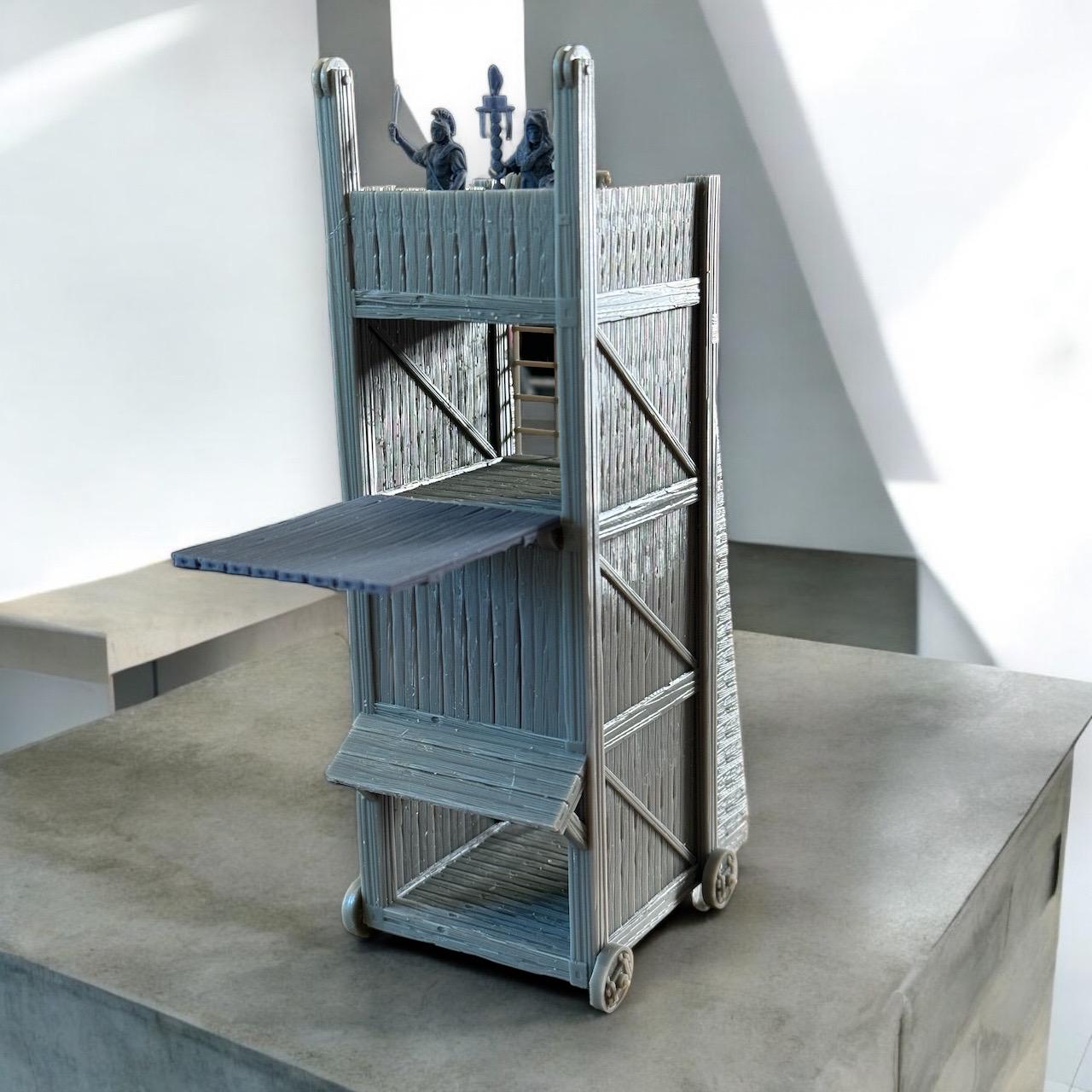 Roman Siege Tower. 28 mm Scale