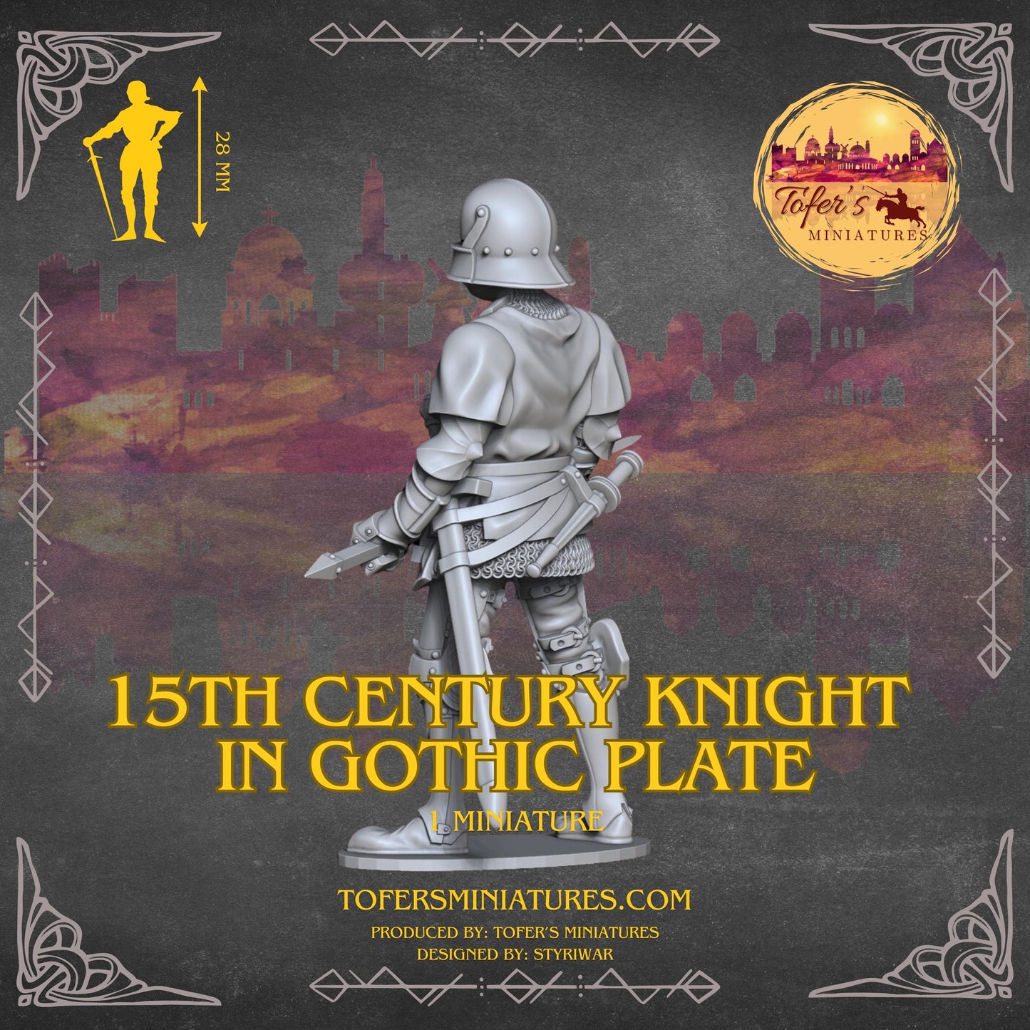 Late 15th Century Knight in Gothic Plate