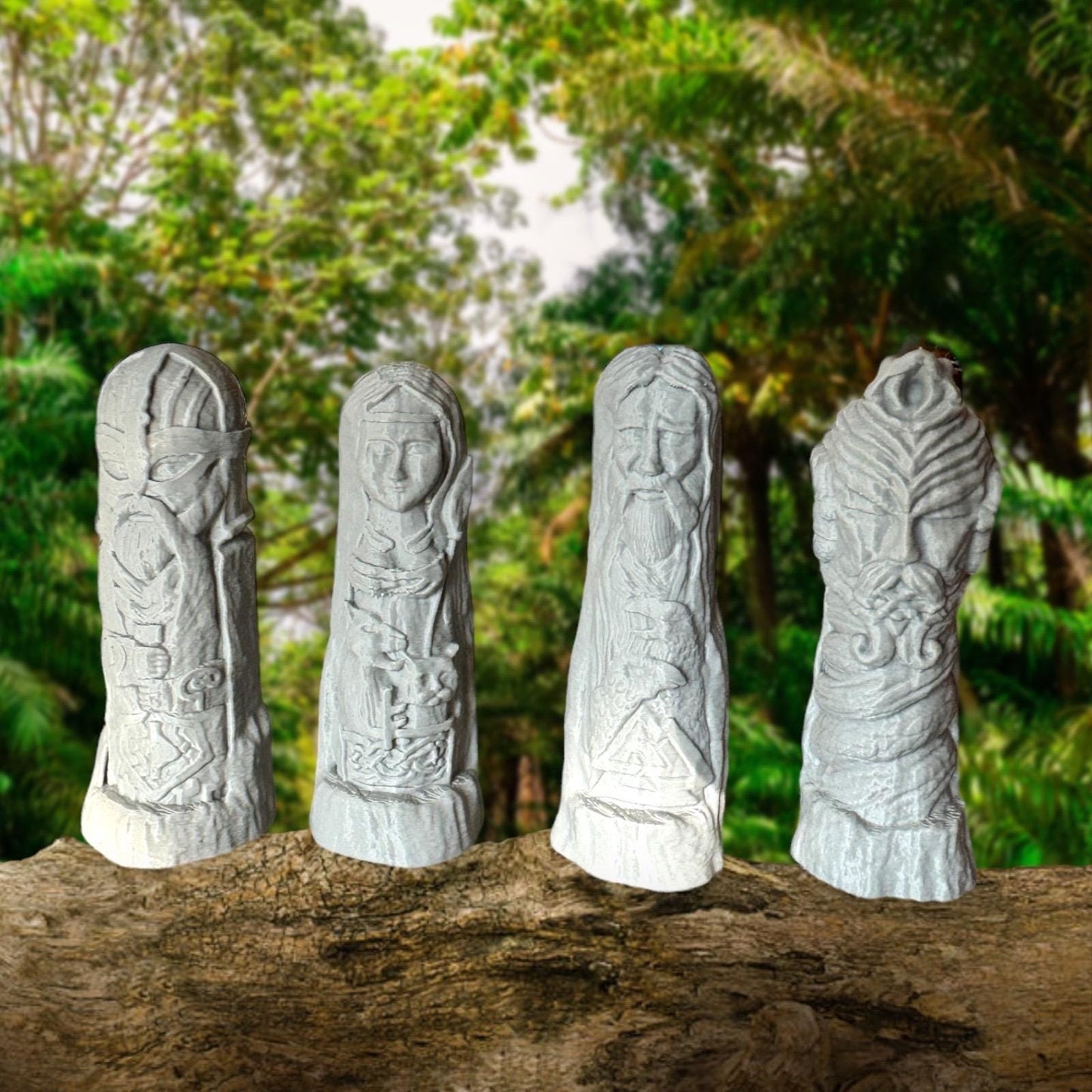 Vikings Gods Odin, Loki, Thor, Freyja. 28 mm Scale