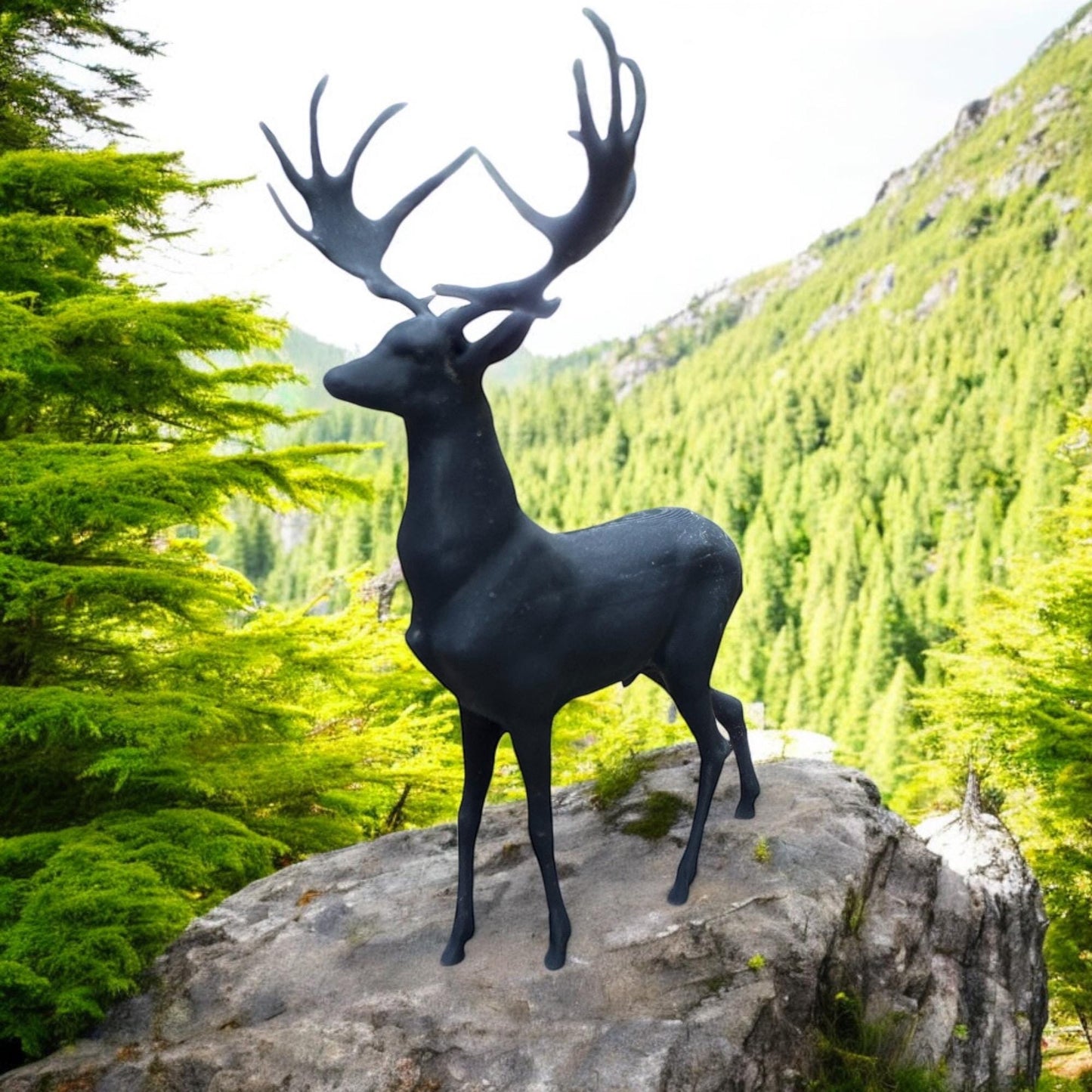 Set of 6 Deer’s Miniatures. 28 mm Miniature. Ideal for Games Like SAGA and Other Wargames. Produced by Tofer's Miniatures