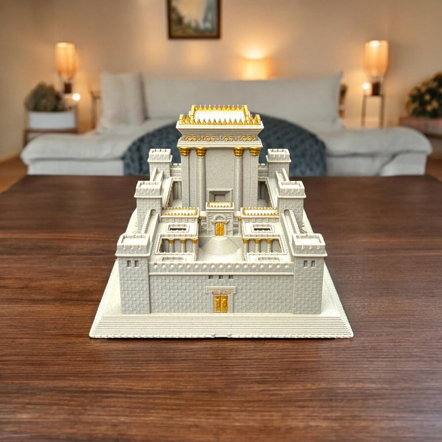 Hand-Painted Second Jerusalem Temple