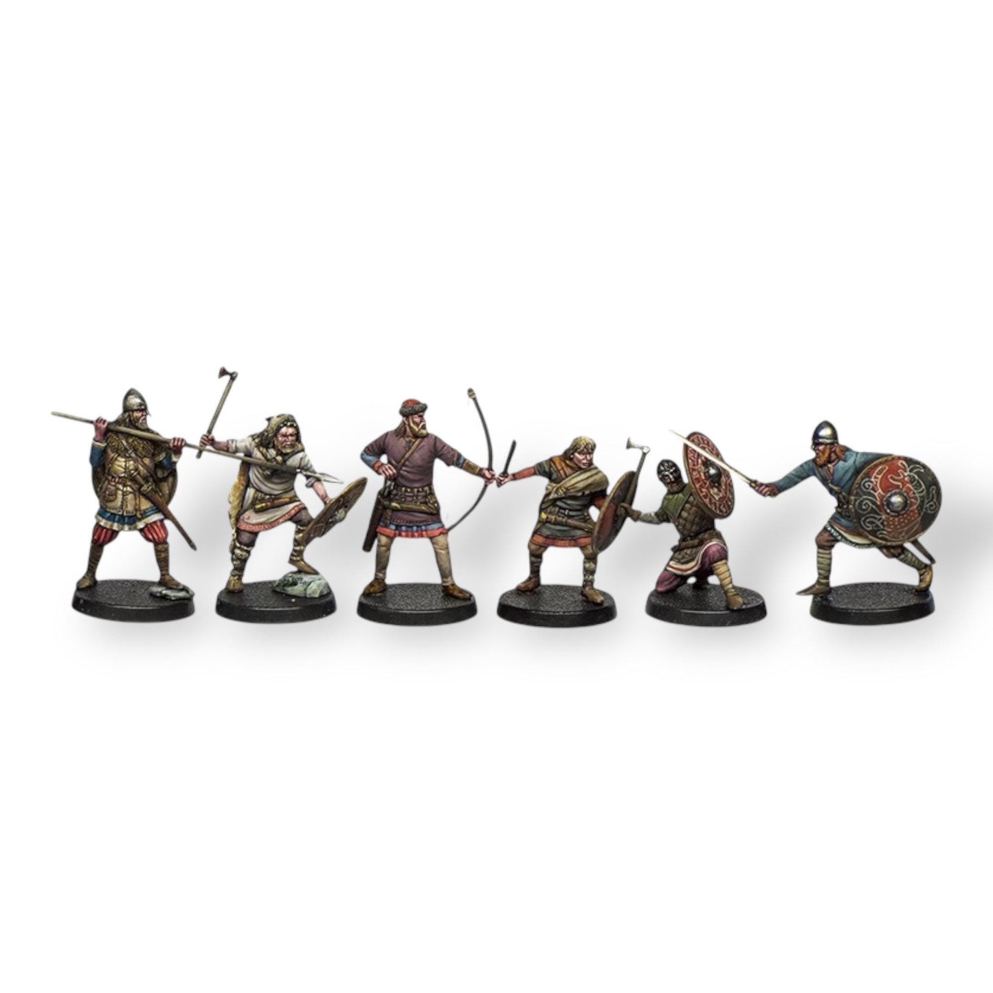 Set of 6 Vikings. 40 mm Miniatures #2