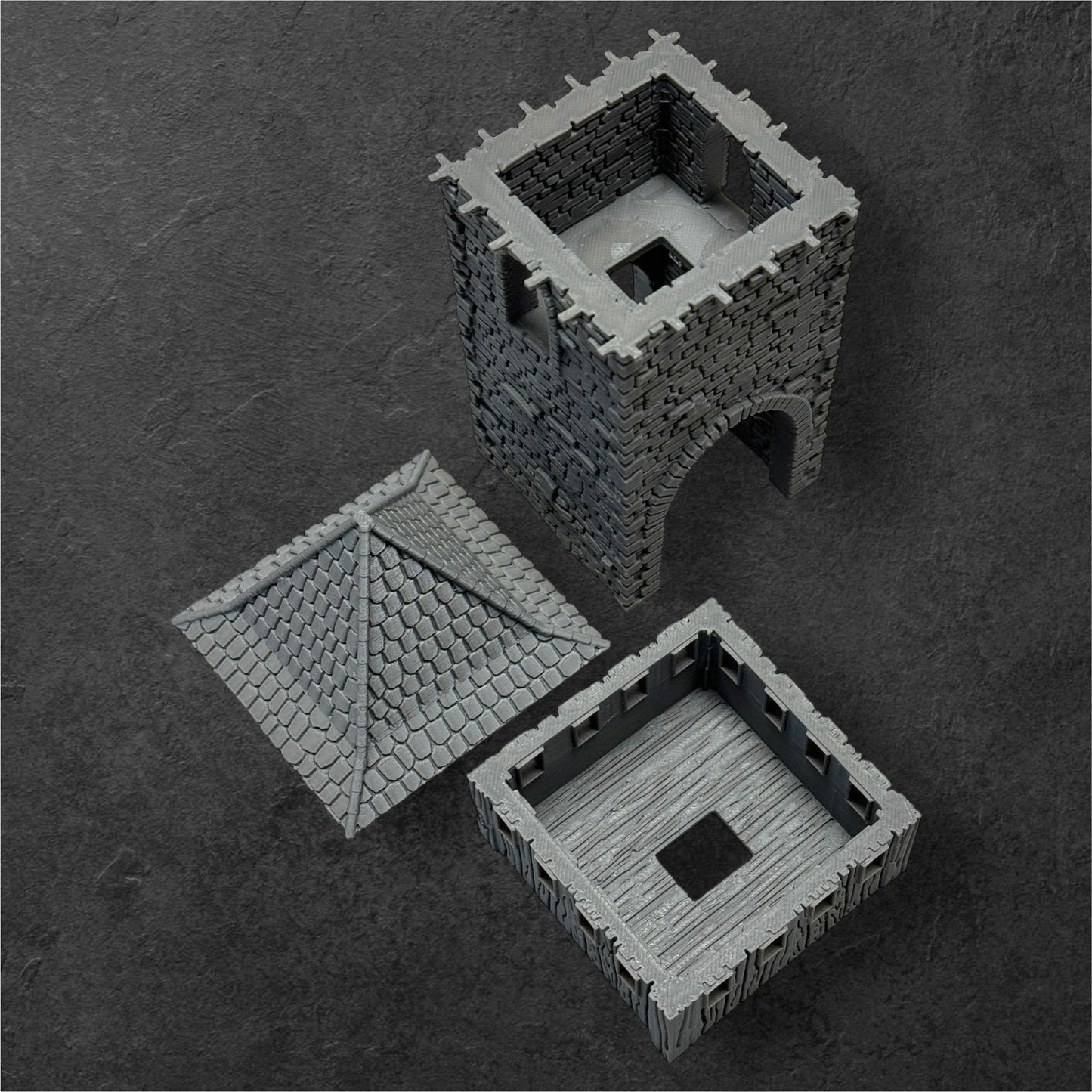 Medieval Modular Castle Gates. 28mm scale. Historical Wargaming by Tofer’s Miniatures