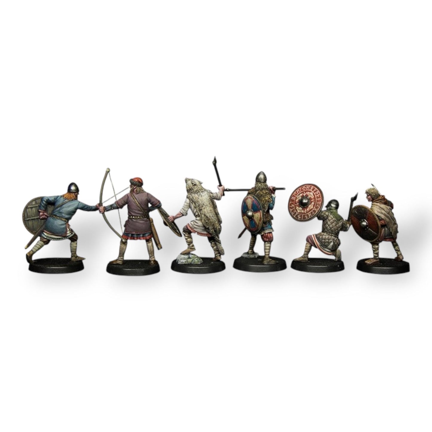 Set of 6 Vikings. 40 mm Miniatures #2