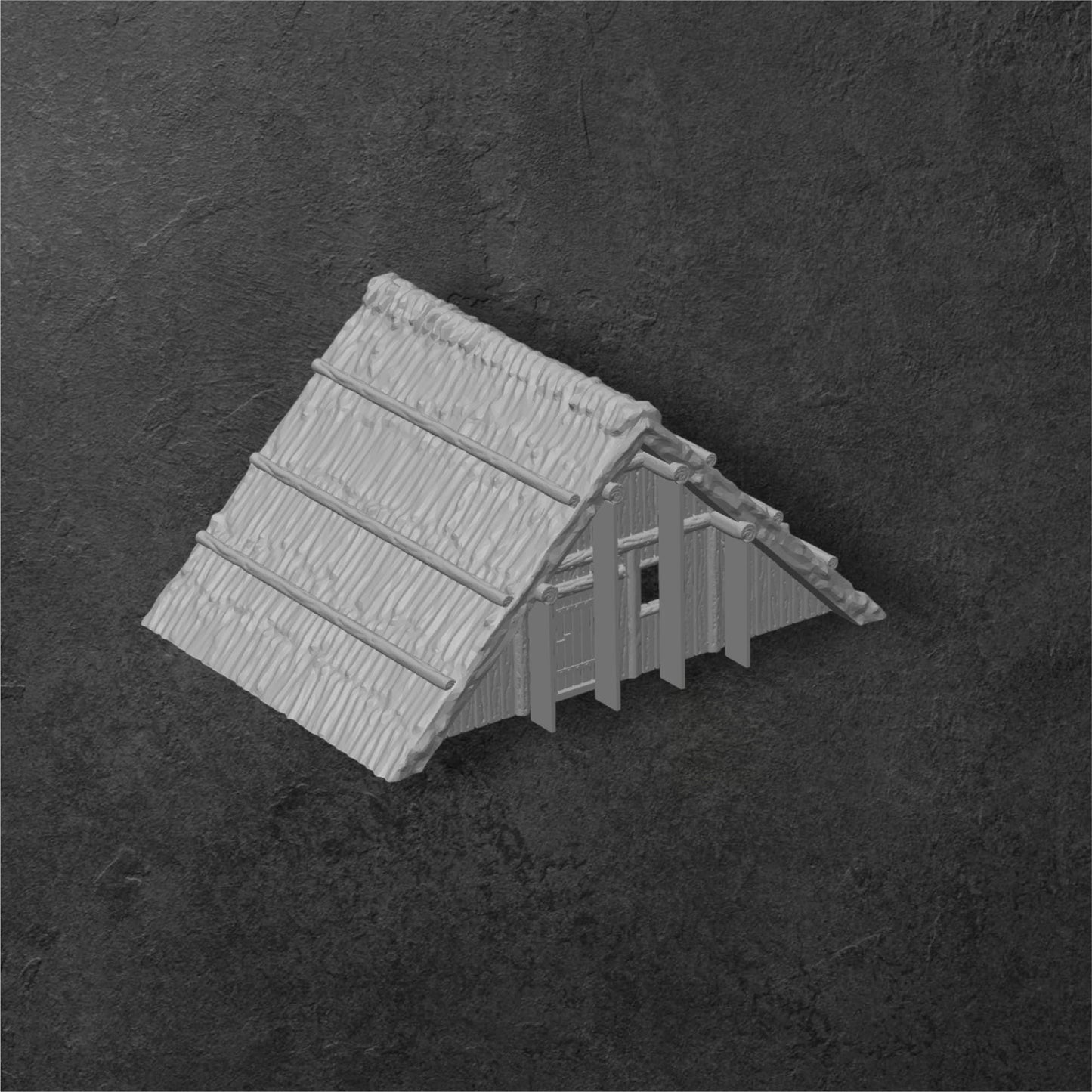High Quality Anglo-Saxon House / Dark Ages House #2. Ideal for Games Like SAGA and Other Wargames. 28mm scale by Tofer’s Miniatures