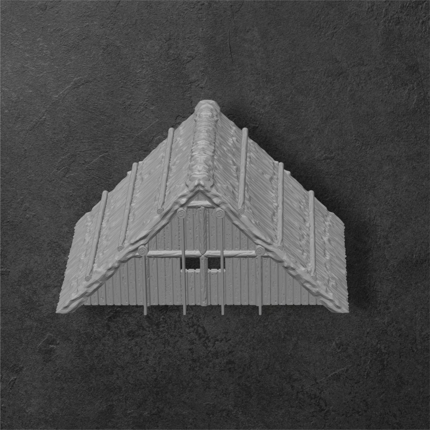 High Quality Anglo-Saxon House / Dark Ages House #1. Ideal for Games Like SAGA and Other Wargames. 28mm scale by Tofer’s Miniatures