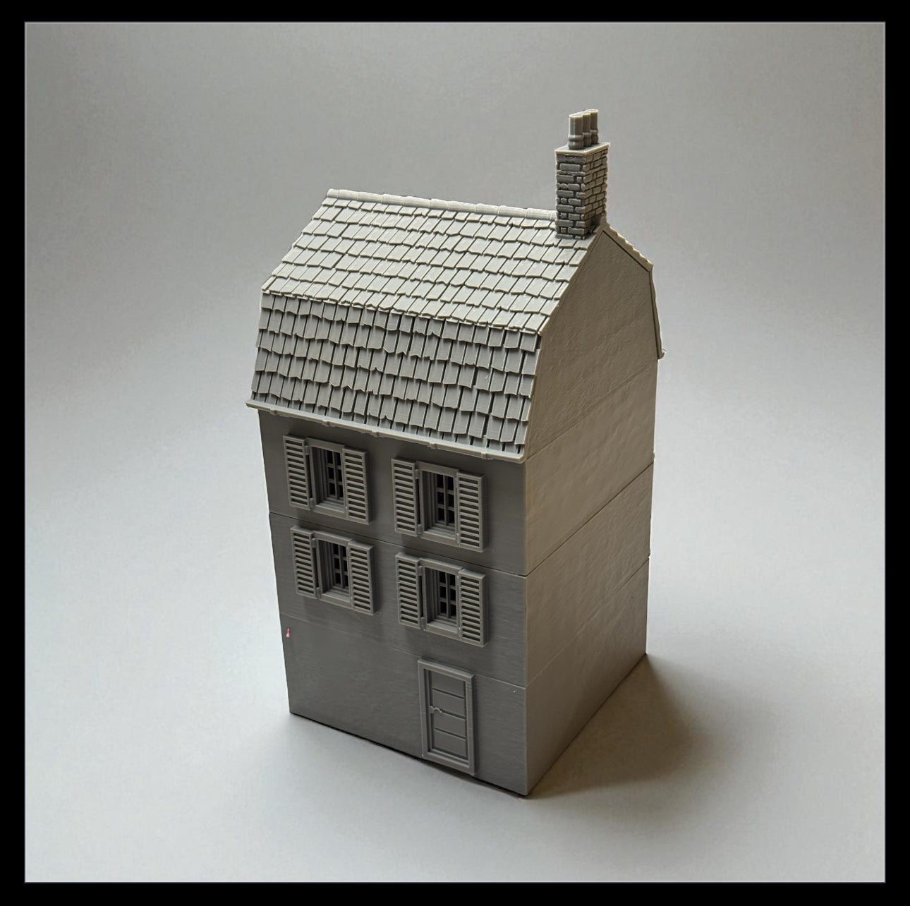 WW2 Battle of Normandy House #2 Modular Building - Bolt Action 1/56 (28mm) scale  28 mm Miniatures