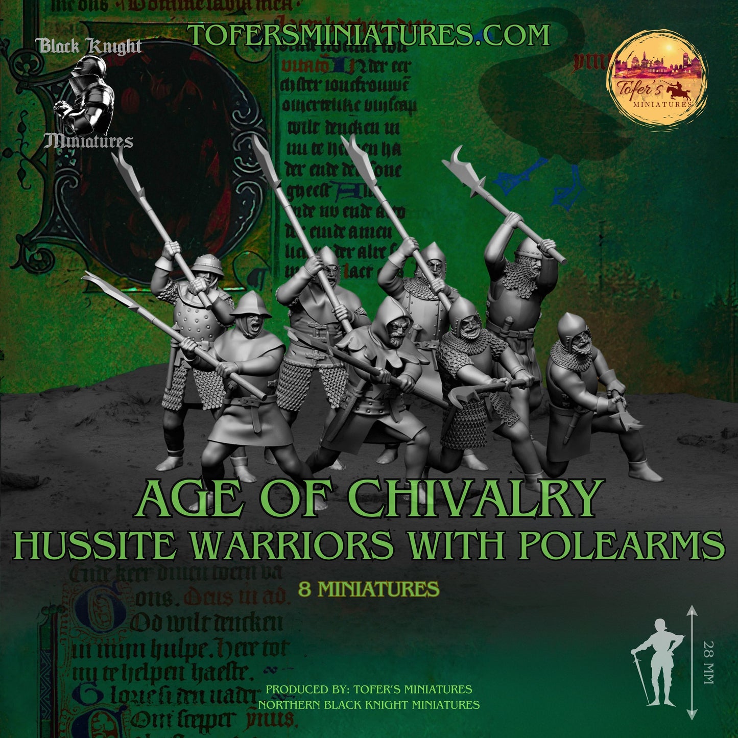 Hussite Warriors with Polearms