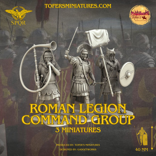 Roman Imperial Legion Command Group. 40mm
