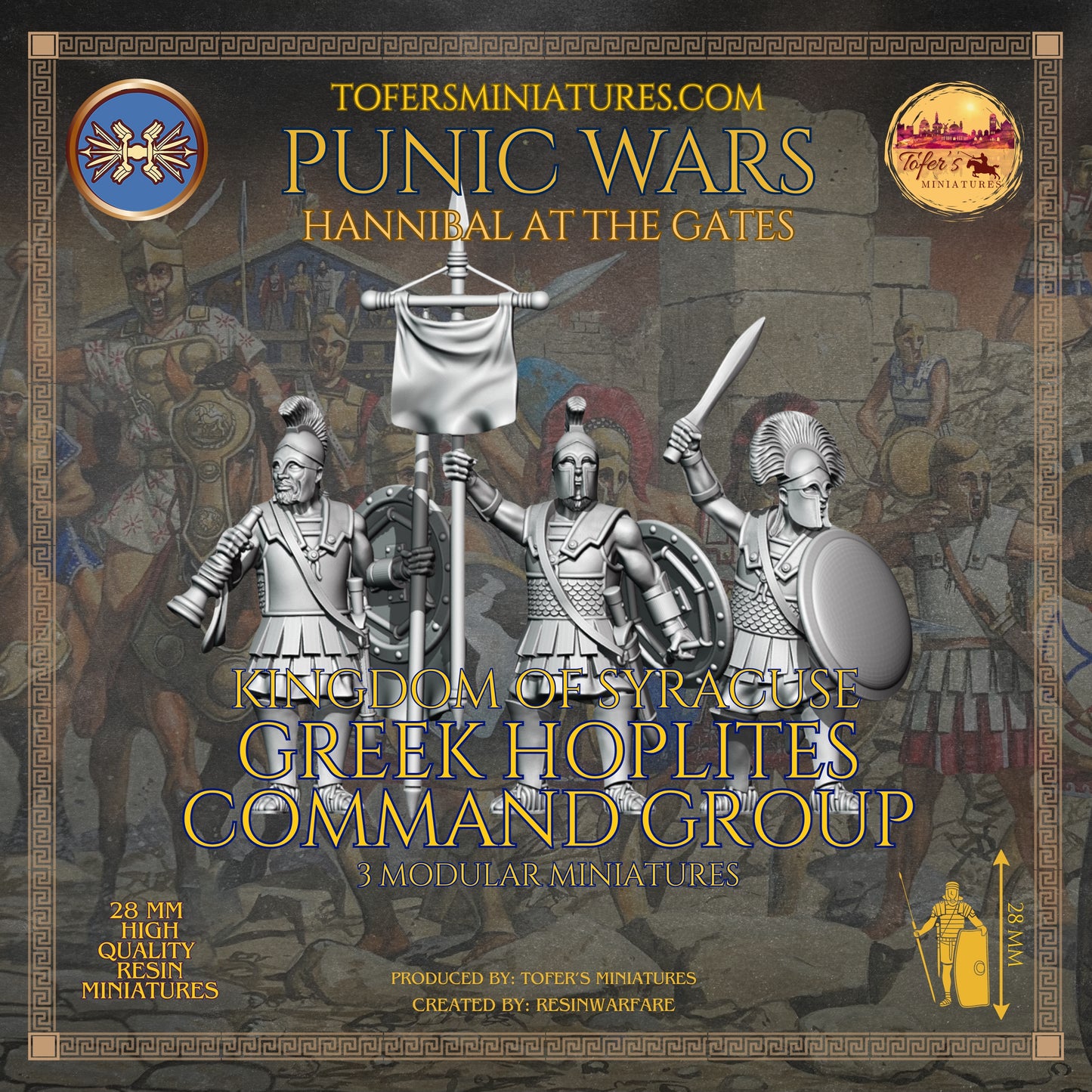 Greek Hoplites Command Group