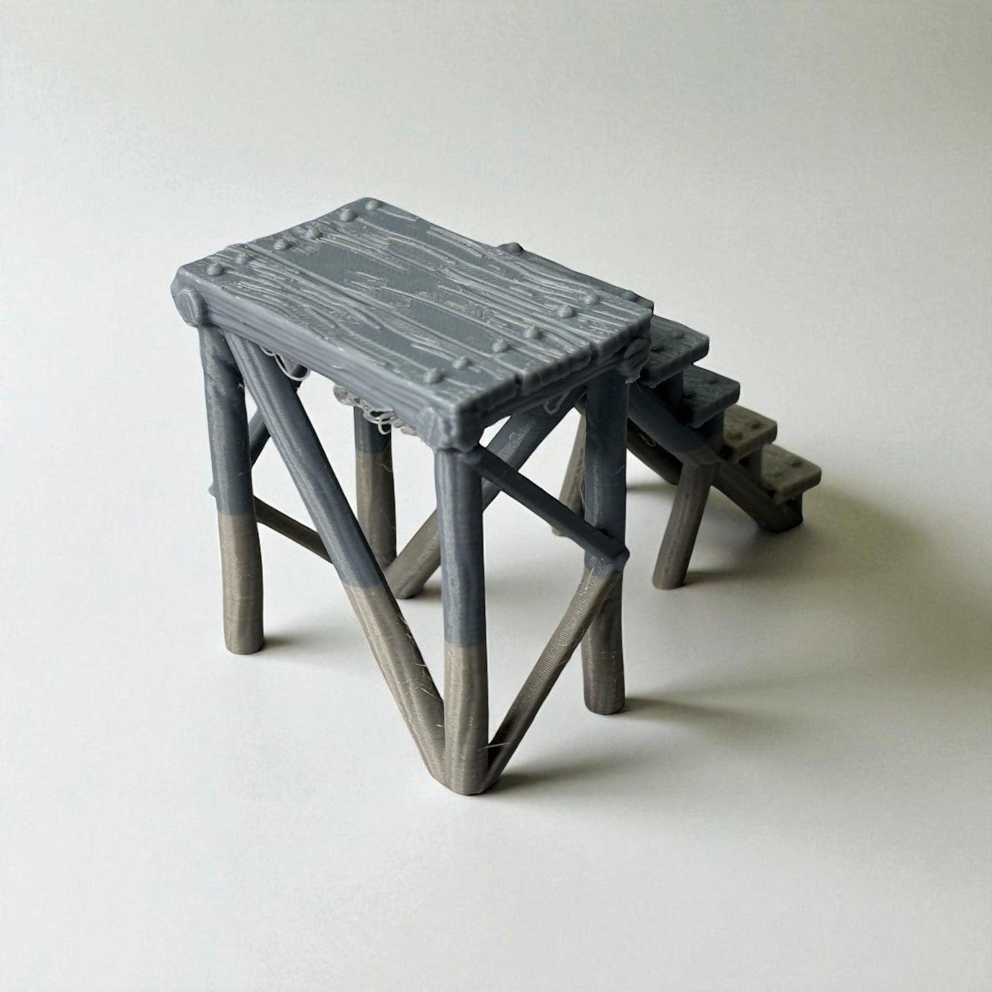 Viking Fort. Stairs- Modular Fort System. 28mm scale. Historical Wargaming by Tofer’s Miniatures