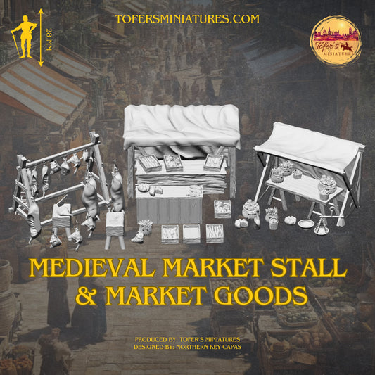 Vikings Market Stall & Market Goods