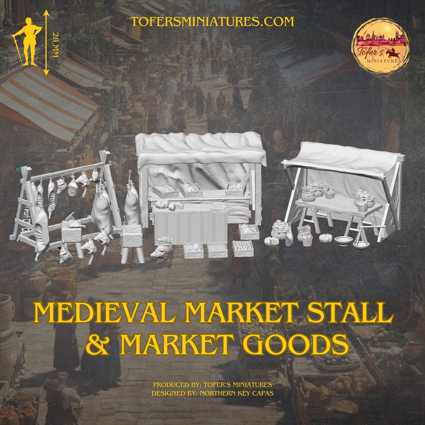 Vikings Market Stall & Market Goods