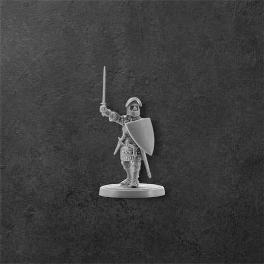 English knight with a sword