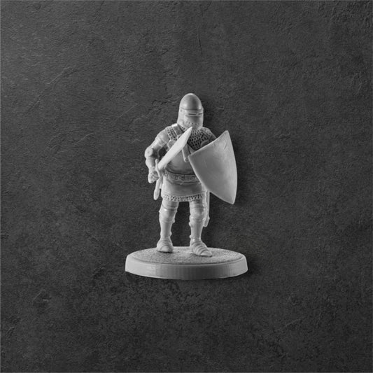 French Knight with Falchion