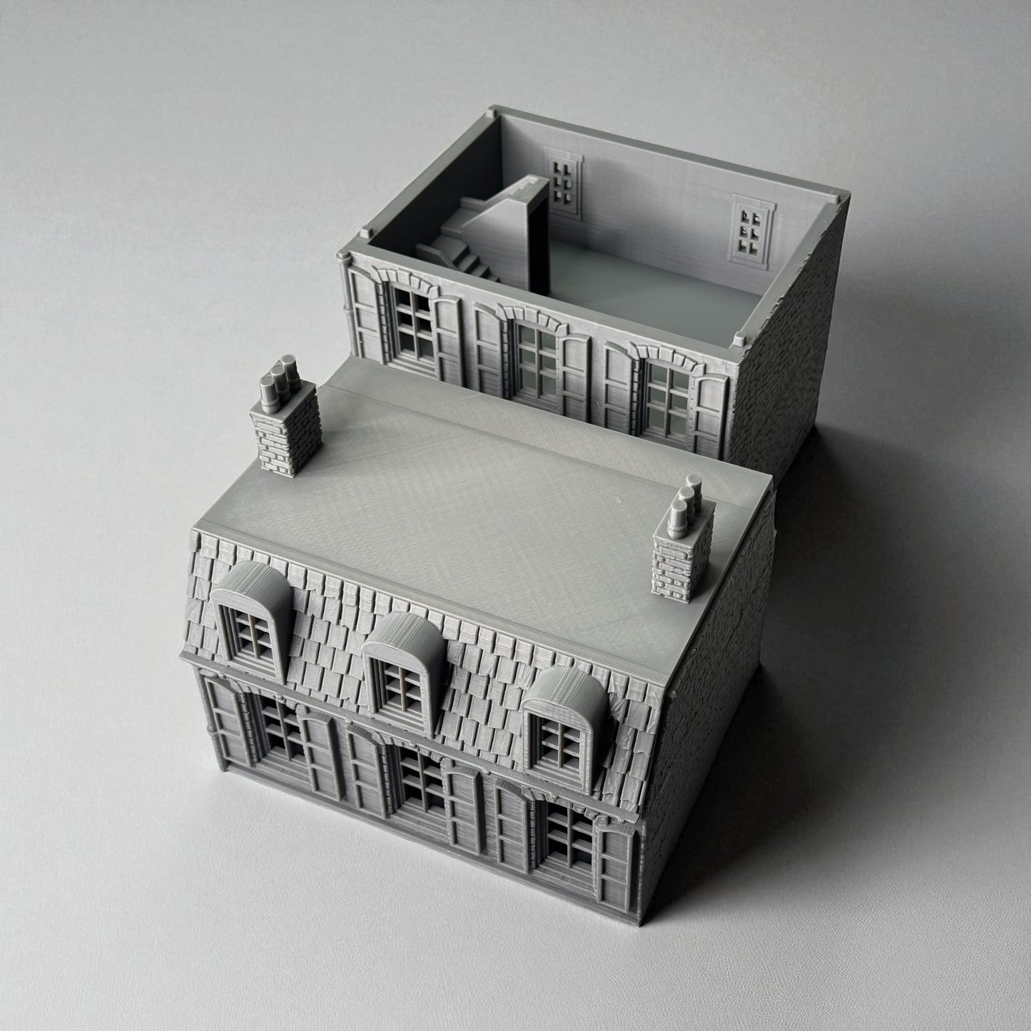 WW2 Battle of Normandy Hotel Modular Building - Bolt Action 1/56 (28mm) scale  28 mm Miniatures
